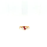 Ruby and Diamond Ring in 14K Yellow Gold - KGR 17157