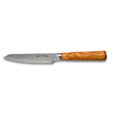 Ginza Steel MIA 12 Utility Knife 5” – Damascus AUS10, 67-Layer, Olive Wood Handle