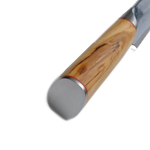 MIA Z | BREAD KNIFE 8" Damascus AUS10 Steel 67 Layer / Olive Wood handle