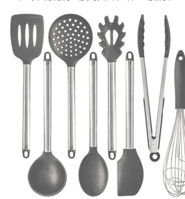 Modern and Simple Silicone Kitchen Utensil and Appliance Set