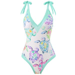 One Piece Swimsuit Vacation Beach Dress Swimsuit