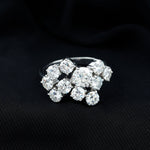 Certified Lab Grown Diamond Statement Engagement Ring for Women