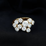 Certified Lab Grown Diamond Statement Engagement Ring for Women