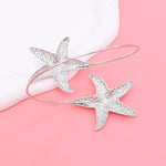 New Fashion Golden Alloy 2 Starfish Arm Bracelet for Women  Summer Beach \Dance Party Cuff Bracelets Jewlery Accessories Gifts