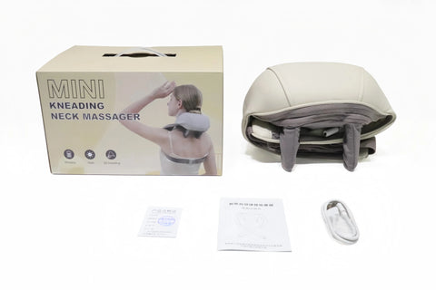 Wireless Neck Shoulder and Back Massager Brushless Motor 6D Deep Tissue Kneading Massage Pillow Shawl Best Gifts for Women Men