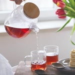 3 Piece Thermo Glass Asian Tea Entertaining Set For 2-0