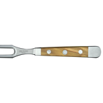 ALPHA OLIVE | Meat Fork 7"  | Forged Steel / Olive wood handle
