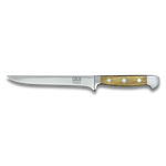 ALPHA OLIVE | Boning Knife 16cm (Flexible) | Forged Steel / Olive wood handle-0