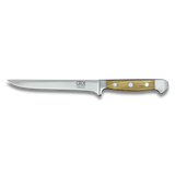 ALPHA OLIVE | Boning Knife 16cm (Flexible) | Forged Steel / Olive wood handle-0