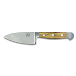 ALPHA OLIVE |  Hard Cheese Knife 4" Blade | Forged Steel / Olive wood handle-0