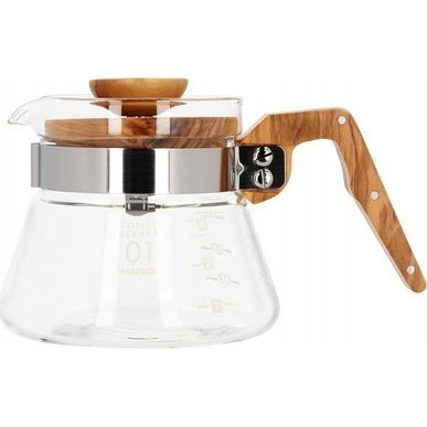 Hario Hario Coffee Server 400ml - Olive Wood (0504020087)-0