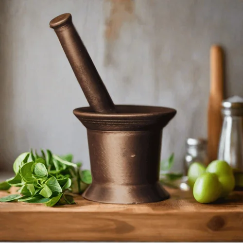 Cast Iron Mortar and Pestle-0