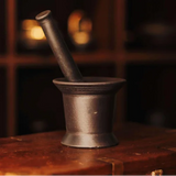 Cast Iron Mortar and Pestle-1