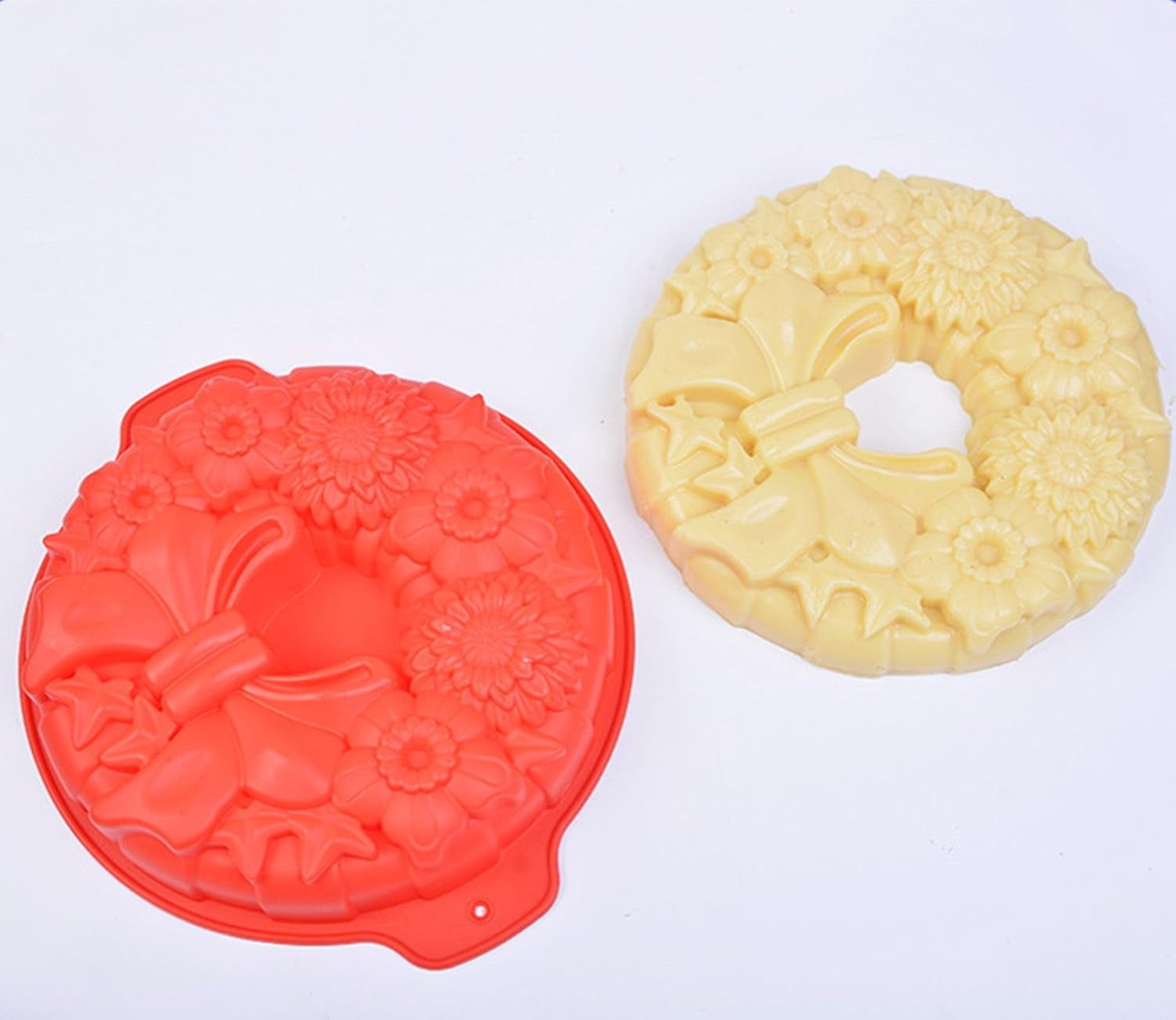 11.5'' Bow Tie Flower Cake Mold Silicone Baking Molds Party Cake Bakeware for Your Birthday Dessert, Cake, Bread, Tart, Pie, Flan and More #3
