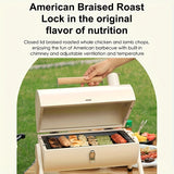 Portable Cast Iron BBQ Grill Charcoal Stove