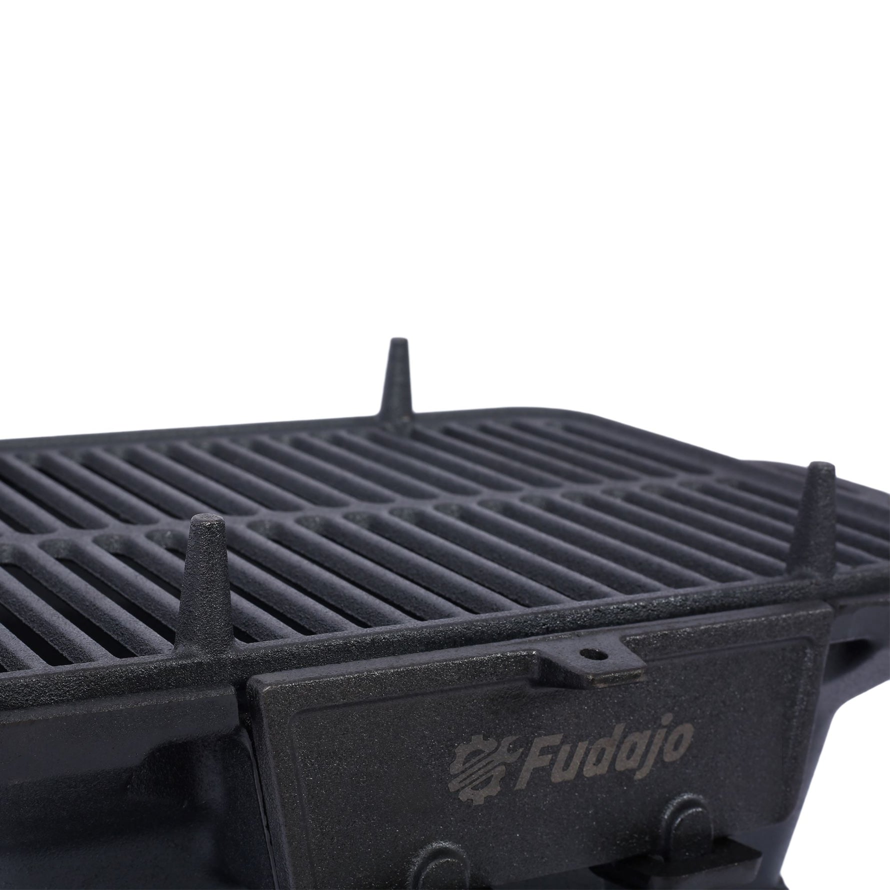 Outdoor Oval Cast Iron Grill, Portable Charcoal Grill, and Desktop Cast Iron Frying Pan