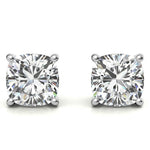 1.50 CTW Lab-Grown Diamond Stud Earrings – G/VS Clarity, 14k Gold Over Sterling Silver, White or Yellow Gold