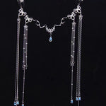 Elegance‌ Crystal Teardrop Hair Jewelry Forehead Accent (MAC335)