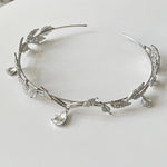 Elegance‌ Crystal Teardrop Hair Jewelry Forehead Accent (MAC335)