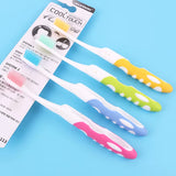 2PCS Convenient Folding Travel Toothbrush Adult Couple Manual Toothbrush Business Trip Storage Soft Bristle Toothbrush Mini Set