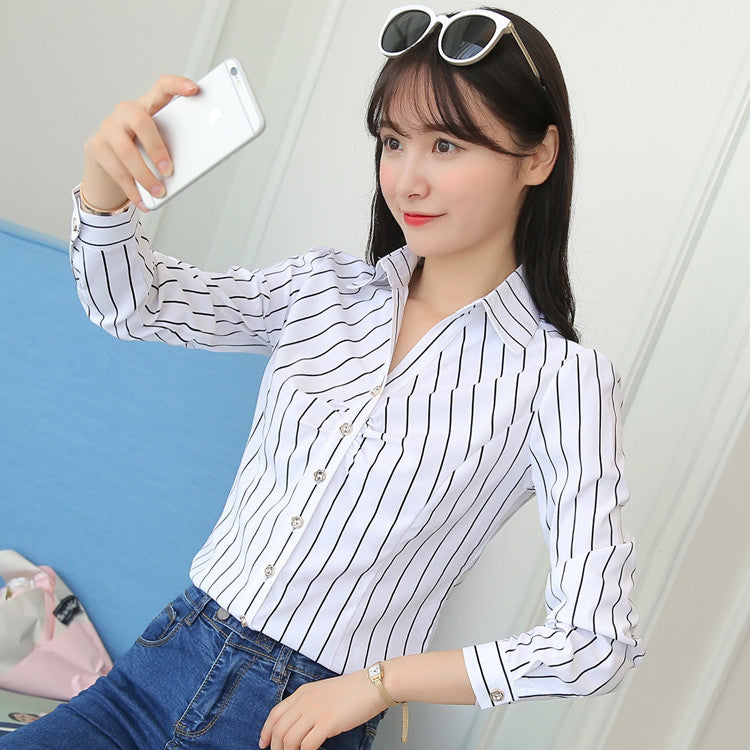 Women Long Sleeved Formal Shirt