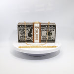 ‌Glamorous Fully Bedazzled Dollar Motif Evening Bag Party Clutch (MAC293)