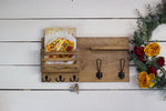 Home Entry Organizer, Coat Rack, Key Hook and Mail Holder
