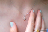 Solid Gold Starfish Necklace – Tiny Gold Pendant 9k, 14k & 18k Ocean Inspired Jewelry