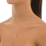 Solid Gold Necklace - Real Sea Shell Pendant in 9k, 14k, 18k Yellow & White Gold