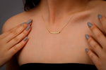 Gold Name Necklace | 8K, 10K & 14K Solid Gold | Personalized Dainty Design