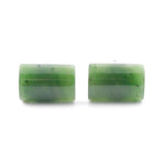 Jade Cufflinks, 0005-1 Sterling Silver