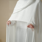 Luxury Wedding Abaya 3-Piece Bridal Abaya Set (MOA044)