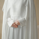 Luxury Wedding Abaya 3-Piece Bridal Abaya Set (MOA044)