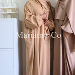 Hijab Attached Hooded Abaya With Pockets (MA0011)