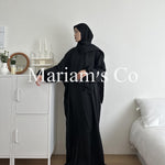 Hijab Attached Hooded Abaya With Pockets (MA0011)