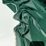 Diamond Trimmed Chiffon Hijab(MH087)