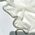 Diamond Trimmed Chiffon Hijab(MH087)