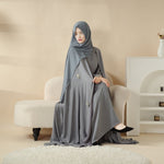 Cape Abaya, Haute Couture Heavy Rhinestone Abaya (MOA067)