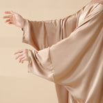 Modest Kaftan for Special Occasions: Batwing Abaya With Rhinestone Waist (MA135)