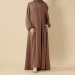 Modest Luxury Premium Nida Abaya | Zoom Umbrella Cut Summer Abaya (MA233)