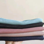 Women's hijab in Solid Color with Silver Silk Bronzing (MH022)
