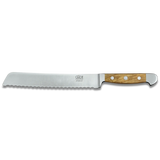 ALPHA OLIVE | Bread Knife 8" Blade | Hand Forged / Olive wood handle-0